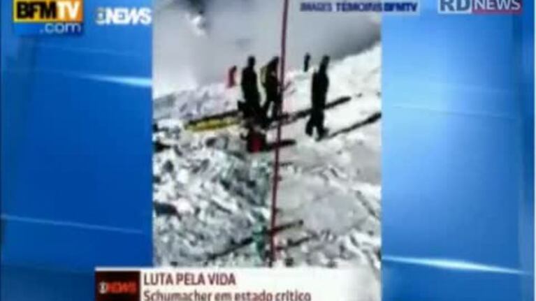 El video del rescate a Michael Schumacher: lo trasladaron en 8 minutos