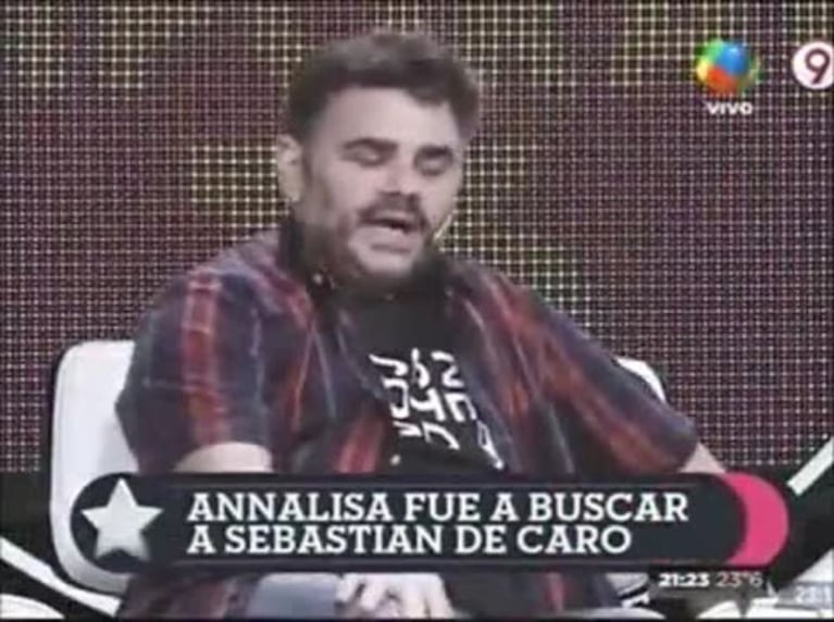 Después del rechazo, Annalisa Santi fue a buscar a Sebastián de Caro para seducirlo: ¿qué le dijo el actor? 