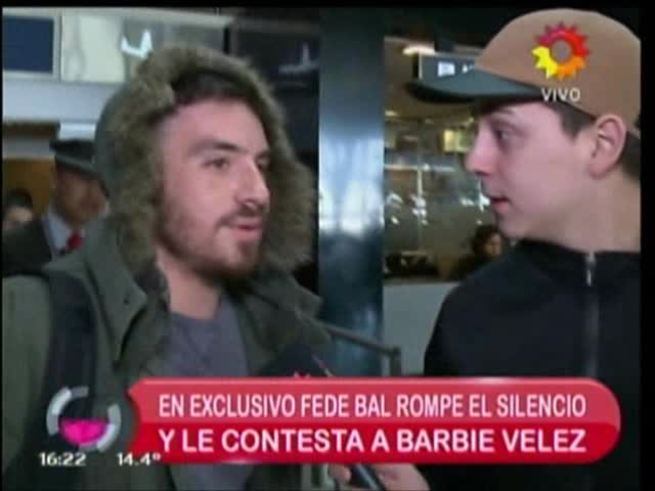 Federico Bal se refirió a la renuncia de Barbie Vélez a Bailando 2016