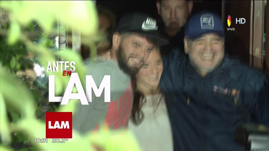 La intimidad del encuentro de Diego Maradona y Diego Junior