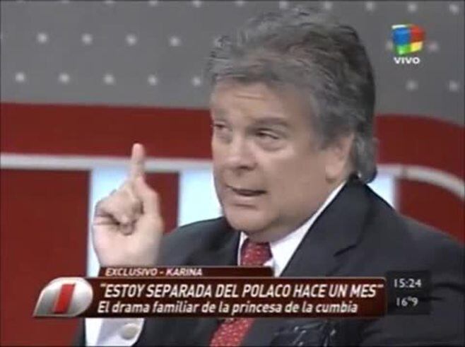 Karina, separada de El Polaco: “Mi hija no tiene el apellido del padre”