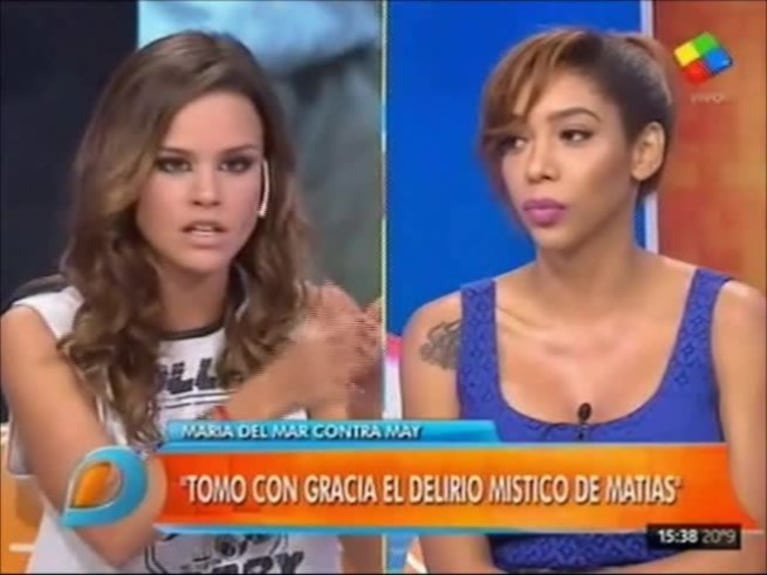 ¡Escándalo en Intrusos! María del Mar discutió con May Alexander y la responsabilizó de su divorcio: ¡mirá cómo terminó todo!
