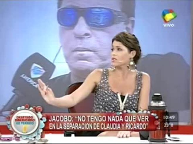 Claudia Ciardone y el ultimátum a Ricardo Fort