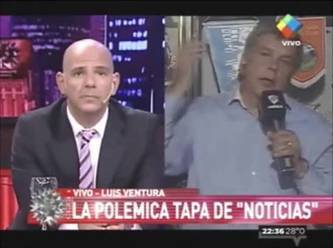 Luis Ventura, sacado contra Marcelo Tinelli y sus tatuajes