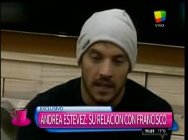 Andrea Estévez minimizó su relación con Francisco Delgado: "No fuimos novios, salimos un par de meses"