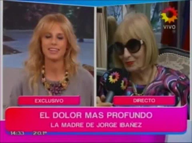 La madre de Jorge Ibáñez y el recuerdo de su hijo
