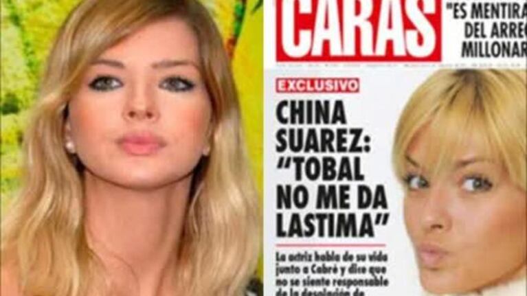 La China Suárez, furiosa por la tapa de una revista: el audio de la polémica