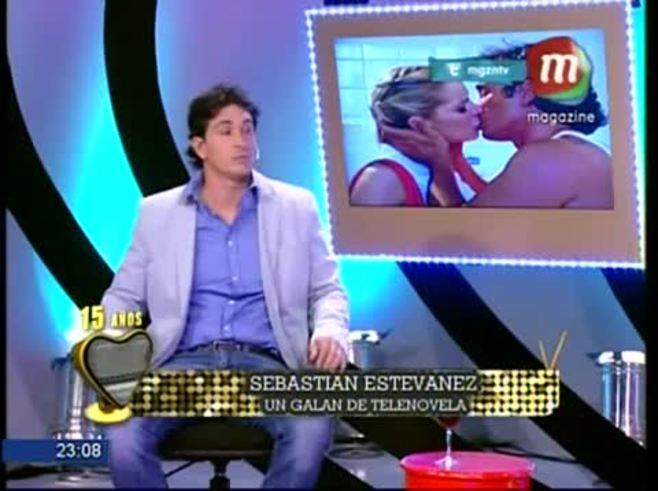 Evelyn Von Brocke intentó besar a Sebastián Estevanez... ¡y mirá lo que pasó! 