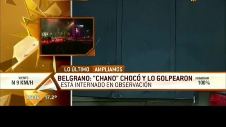 La palabra del abogado de Chano: "Recibió importantes golpes en el rostro y le dieron 10 puntos en la boca"