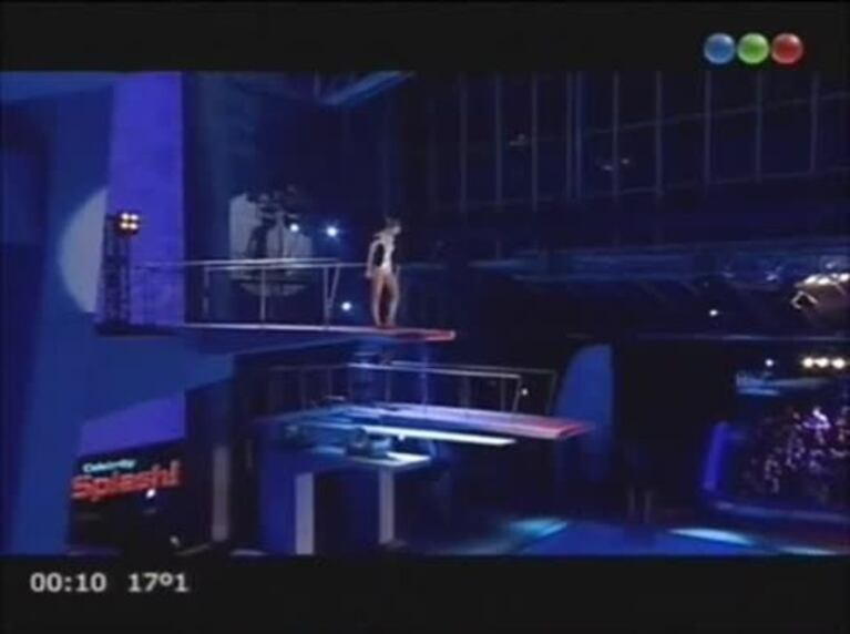 Pía Slapka, debut y despedida en Celebrity Splash: ataque de llanto y gritos antes de saltar