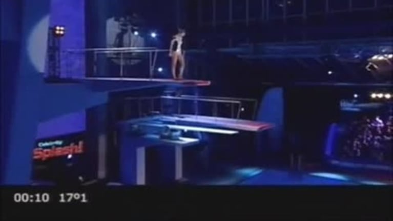 Pía Slapka, debut y despedida en Celebrity Splash: ataque de llanto y gritos antes de saltar
