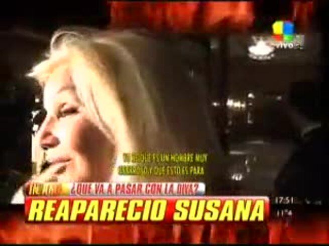 La reacción de Susana cuando le preguntaron por el "palito" de Moria