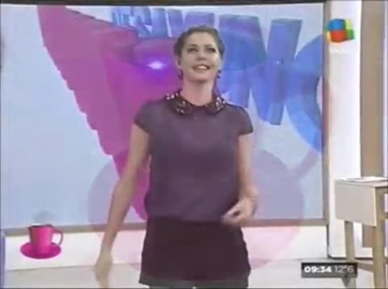 Pamela David, diosa total: su look súper sensual de transparencias y mini short en Desayuno Americano
