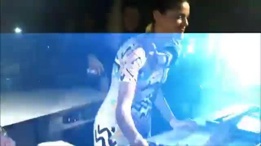 Calu Rivero hizo de DJ en Formosa: mirá el video