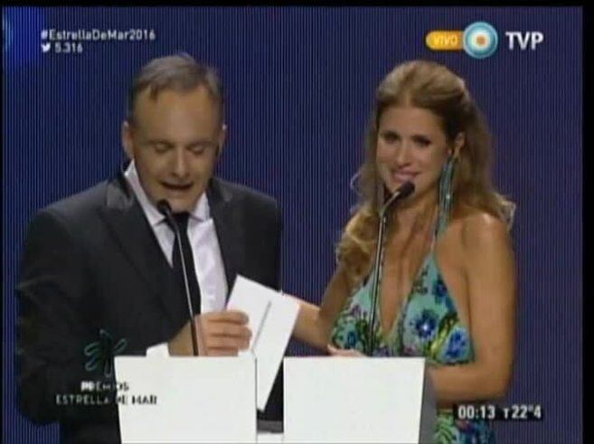 Martín Bossi, ganador del Premio Estrella de Mar de Oro 2016