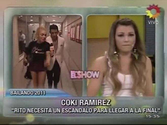 Coki Ramírez y María Eugenia Ritó se cruzaron fuerte en Este es el show
