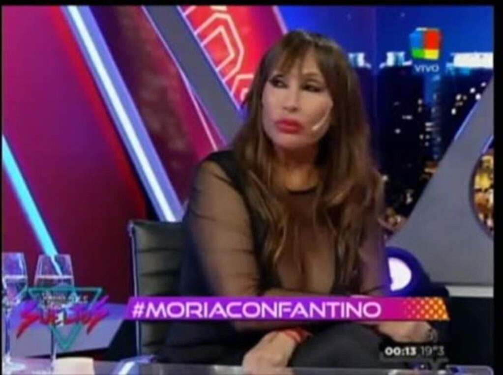 Moria Casán con Alejandro Fantino en Animales Sueltos