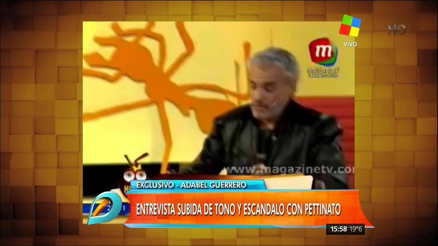 Adabel Guerrero, furiosa con Roberto Pettinato por una entrevista en su programa