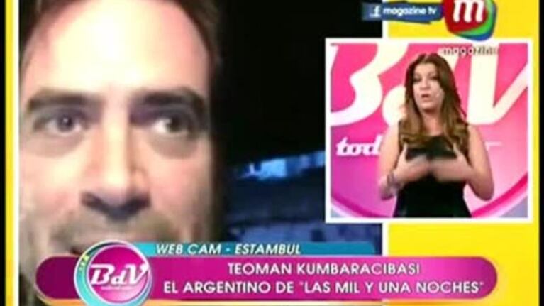Conocé más a "Yaman", el argentino que actúa en Las mil y una noches: "Vendo dulce de leche en Turquía"