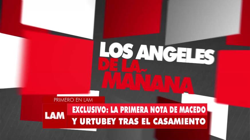 Isabel Macedo y Juan Manuel Urtubey en su primera nota casados