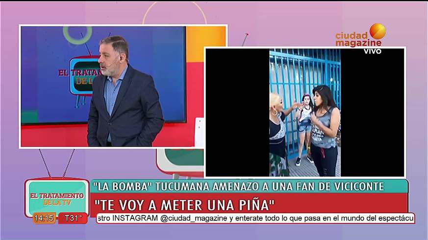 La versión de la Bomba Tucumana de la pelea con una fanática de Micaela Viciconte
