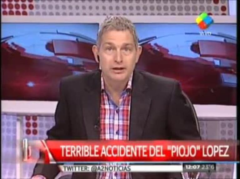 Tremendo vuelco del Piojo López en el rally de Entre Ríos: dio tres vueltas y salió ileso