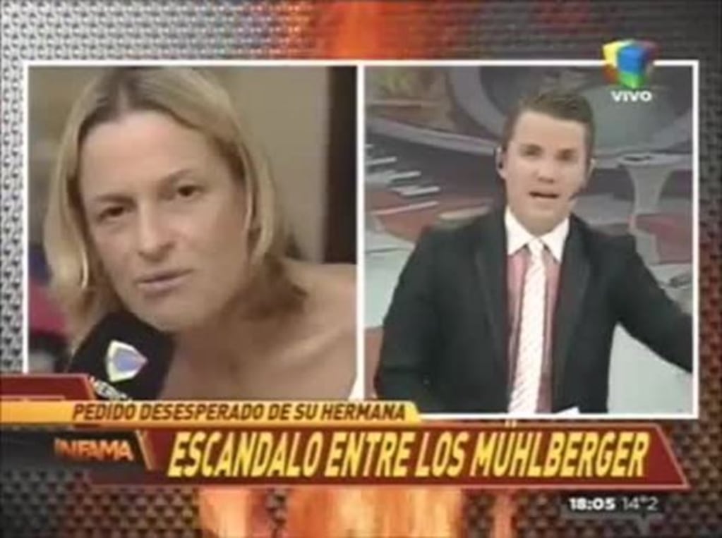 El video de la escandalosa amenaza de la hermana al Dr. Mühlberger: "O arreglás mi situación o salgo a contar todo"