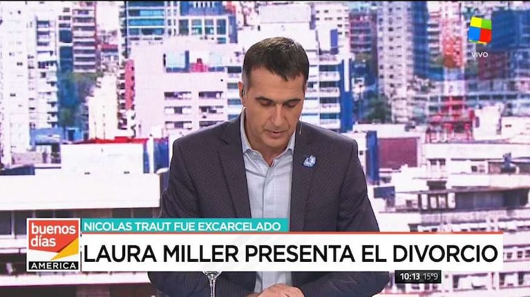Laura Miller inició el divorcio de Nicolás Traut tras ser detenido por hackeo y estafa millonaria