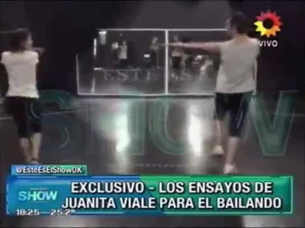 El primer ensayo de Juana Viale para Bailando 2015