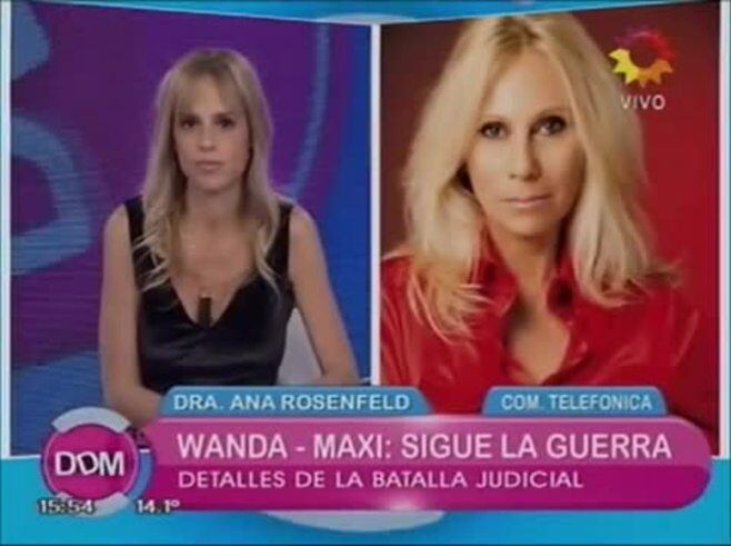 Rosenfeld le respondió a Maxi López tras ser calificada como "pseudo abogada": "Para mí él es un cero a la izquierda"