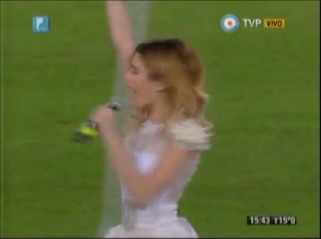 La emoción de Martina Stoessel tras cantar en el Partido por la Paz