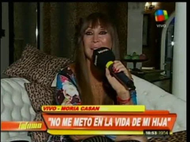 Moria Casán opinó sobre el escándalo entre Cinthia Fernández y la familia Defederico en Infama