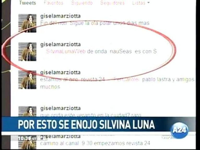 Segundo round: Gisela Marziotta y su lapidaria ironía hacia Silvina Luna
