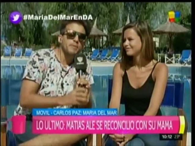 María del Mar habló de su relación con Matías Alé:  "Seguimos distanciados. Pero no me queda otra opción. El motivo principal fue su mamá"