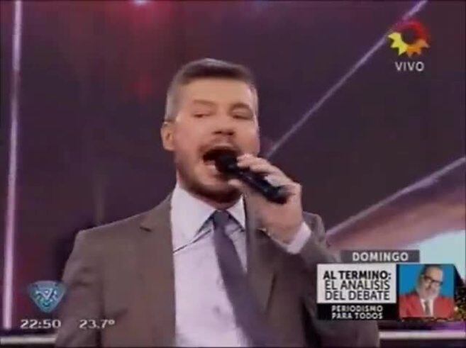 Campi se transformó en Cacho Castaña en ShowMatch