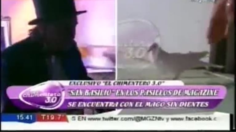 El novelesco reencuentro entre el Mago Sin Dientes y su paloma San Basilio