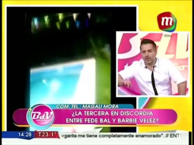 El video de Fede Bal y Magalí Mora en la pileta
