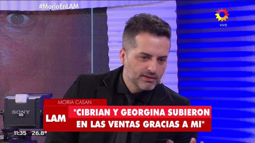 Moria Casán parodió a Pepe Cibrián y le dedicó una particular poesía