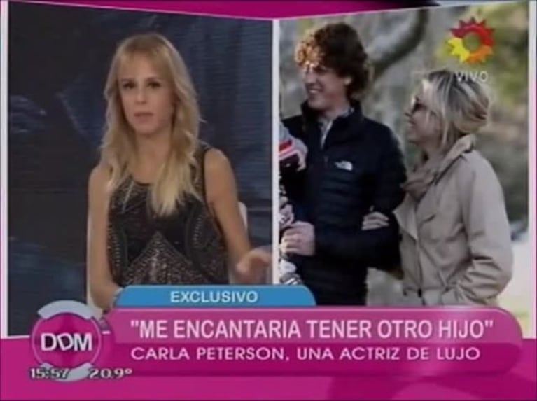 Carla Peterson habló del difícil momento que atravesó cuando su papá tuvo un ACV