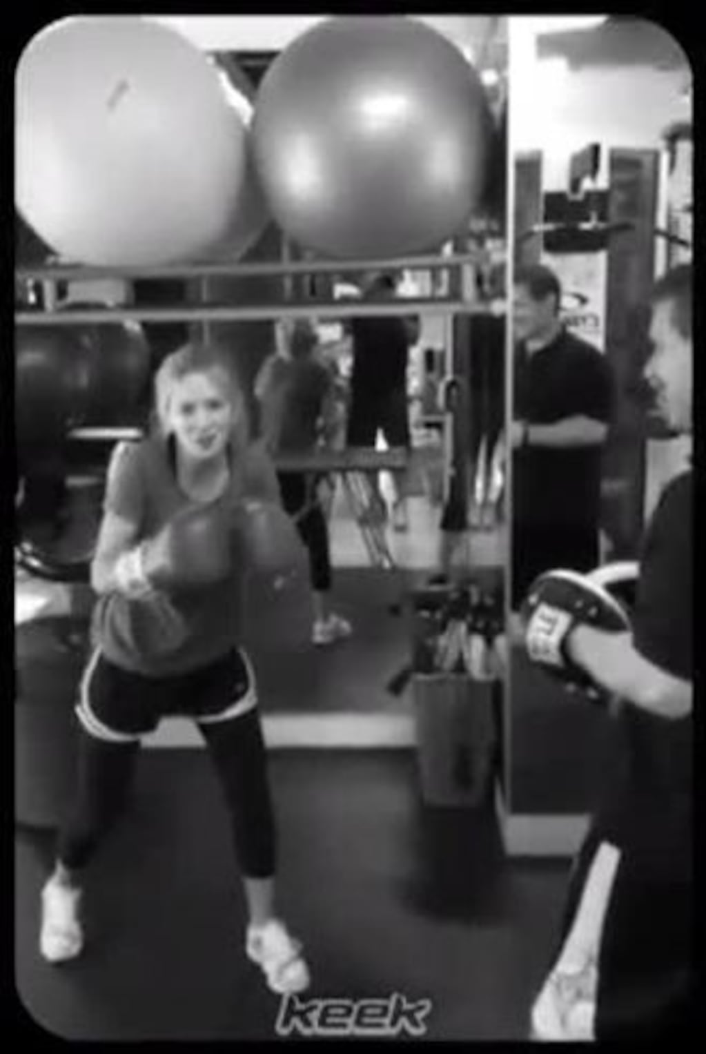 Luisana Lopilato y un video entrenando… ¡boxeo!