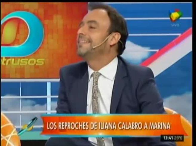 Iliana Calabró fue a Intrusos y reveló uno de los motivos de "competencia" con su hermana: la reacción de Marina al escucharlo