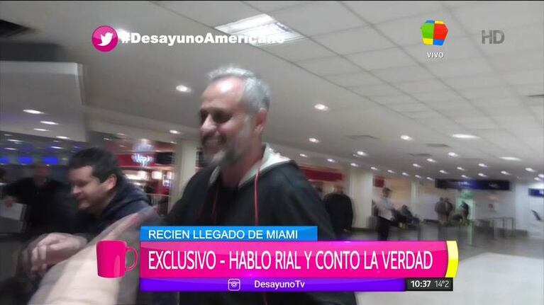 La respuesta de Rial a las picantes declaraciones de Kämpfer: "Que diga lo que quiera, cada uno pasa un fin de semana de locura donde se le da la gana"