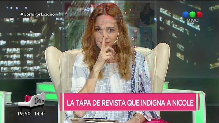 Nicole Neumann disparó en Cortá por Lozano por el rumor de affaire con Pablo Cosentino: "Yo también tengo familia"