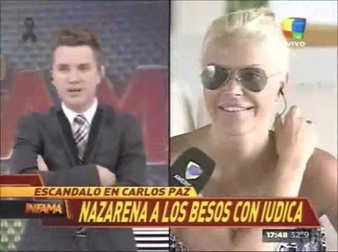 Nazarena Vélez ¿se amigó? con Mariano Iúdica: "Yo no quería ese beso"