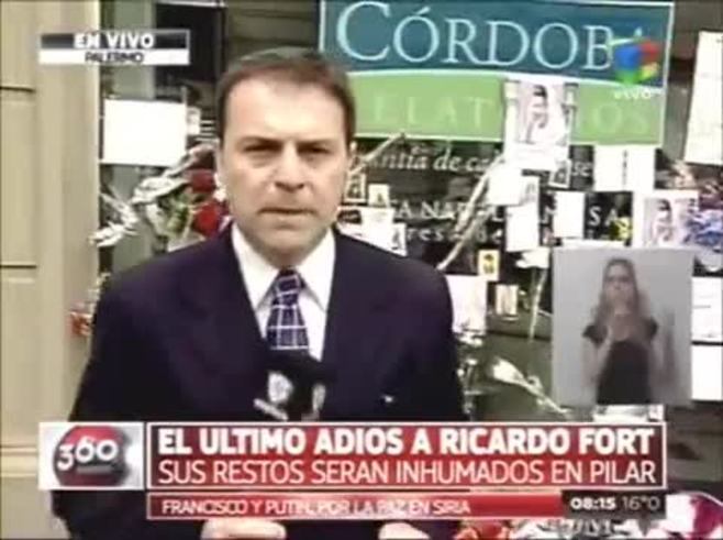 Ricardo Fort: las únicas nueve personas autorizadas a ingresar a su velorio