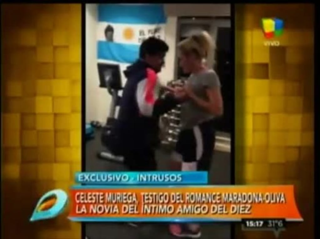 El video de Diego Maradona y Rocío Oliva bailando un provocador tema de cumbia