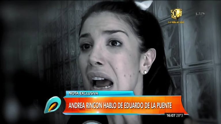 Andrea Rincón negó un affaire con Eduardo de la Puente 
