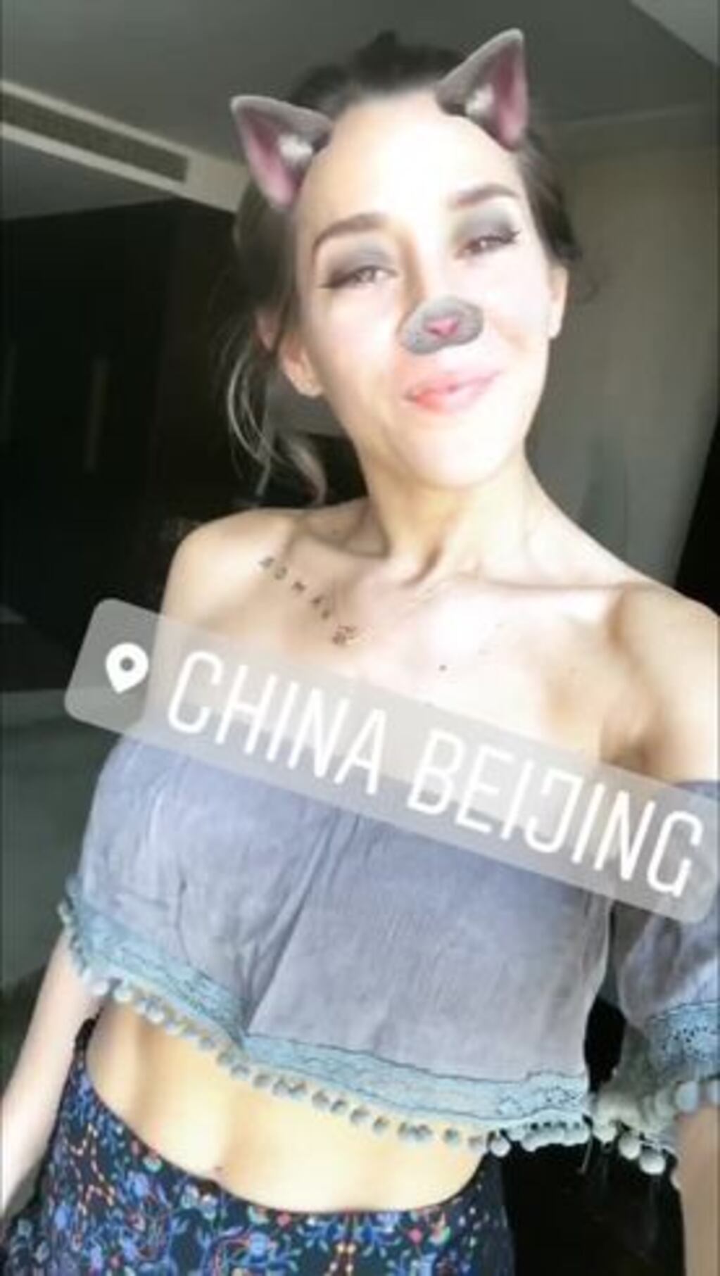 Jimena Baron, en China