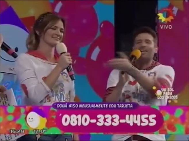 Lali Espósito y Mariano Martínez, en Un sol para los chicos: "Está bueno que la gente vea que somos personas reales y que ayudamos"