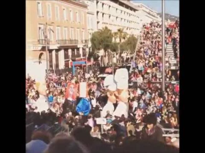 Chechu Bonelli, en el excéntrico carnaval de Niza